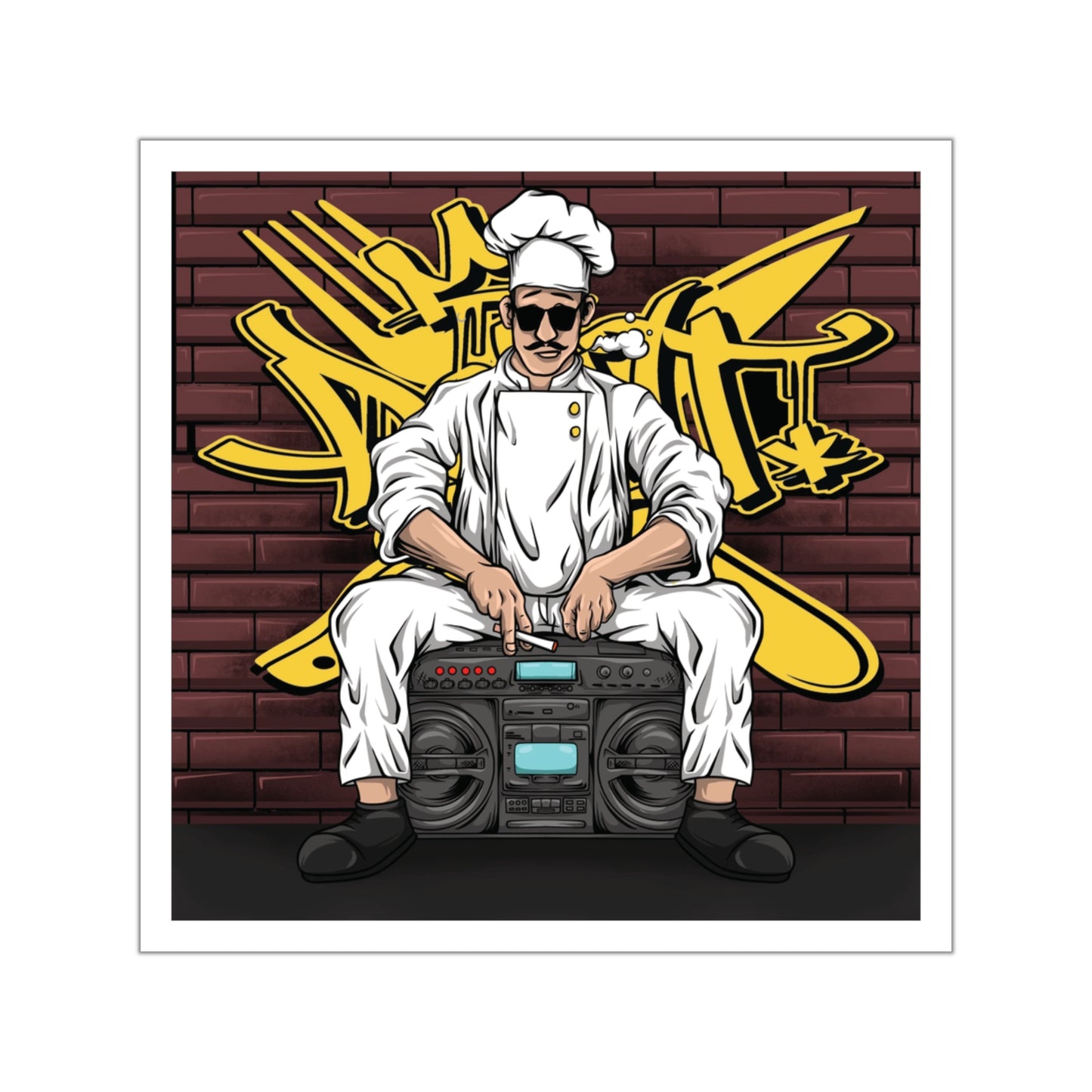 Chef on Break Stickers