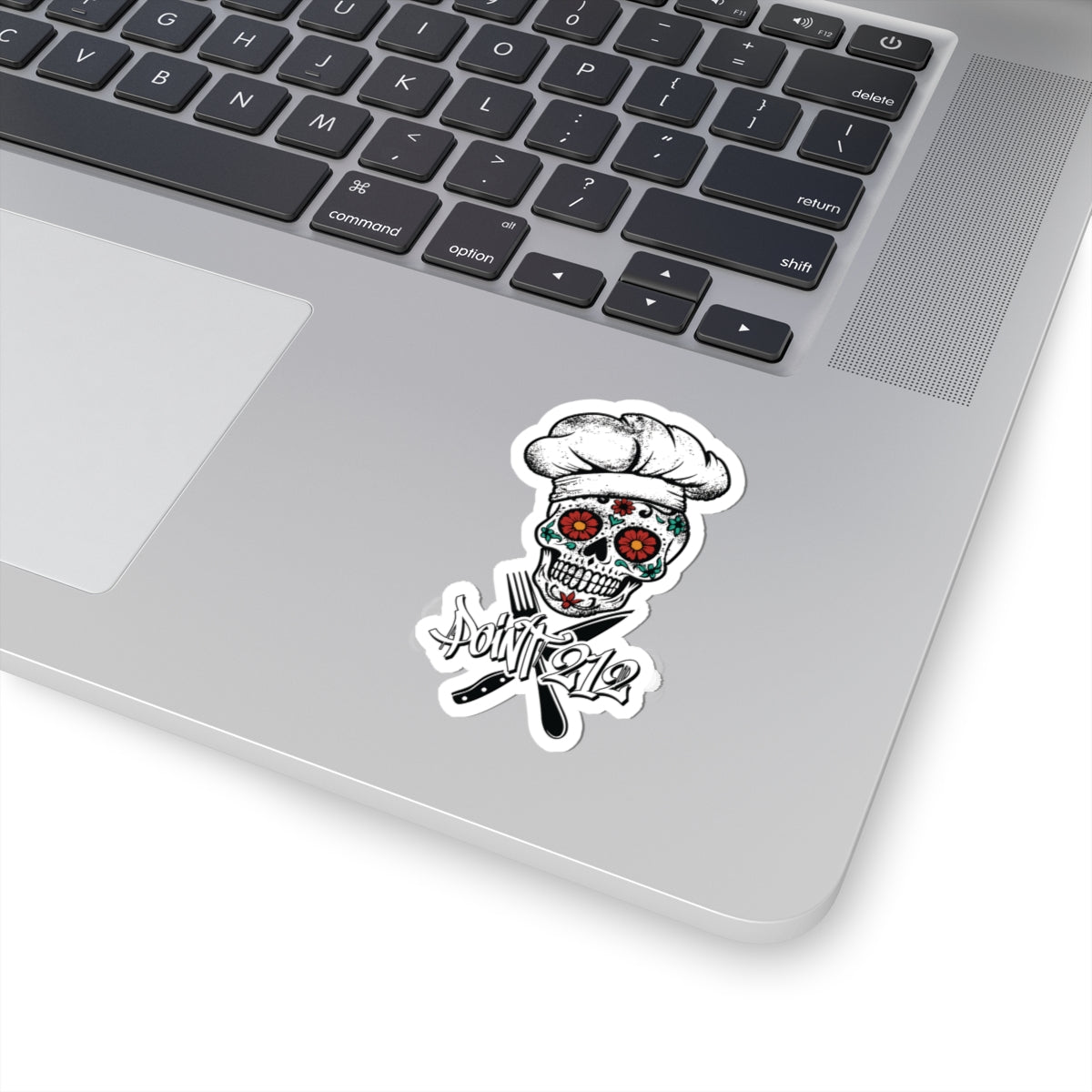 Day of the Dead Skeleton Chef Sticker — Dia de los Muertos Chef Sticker
