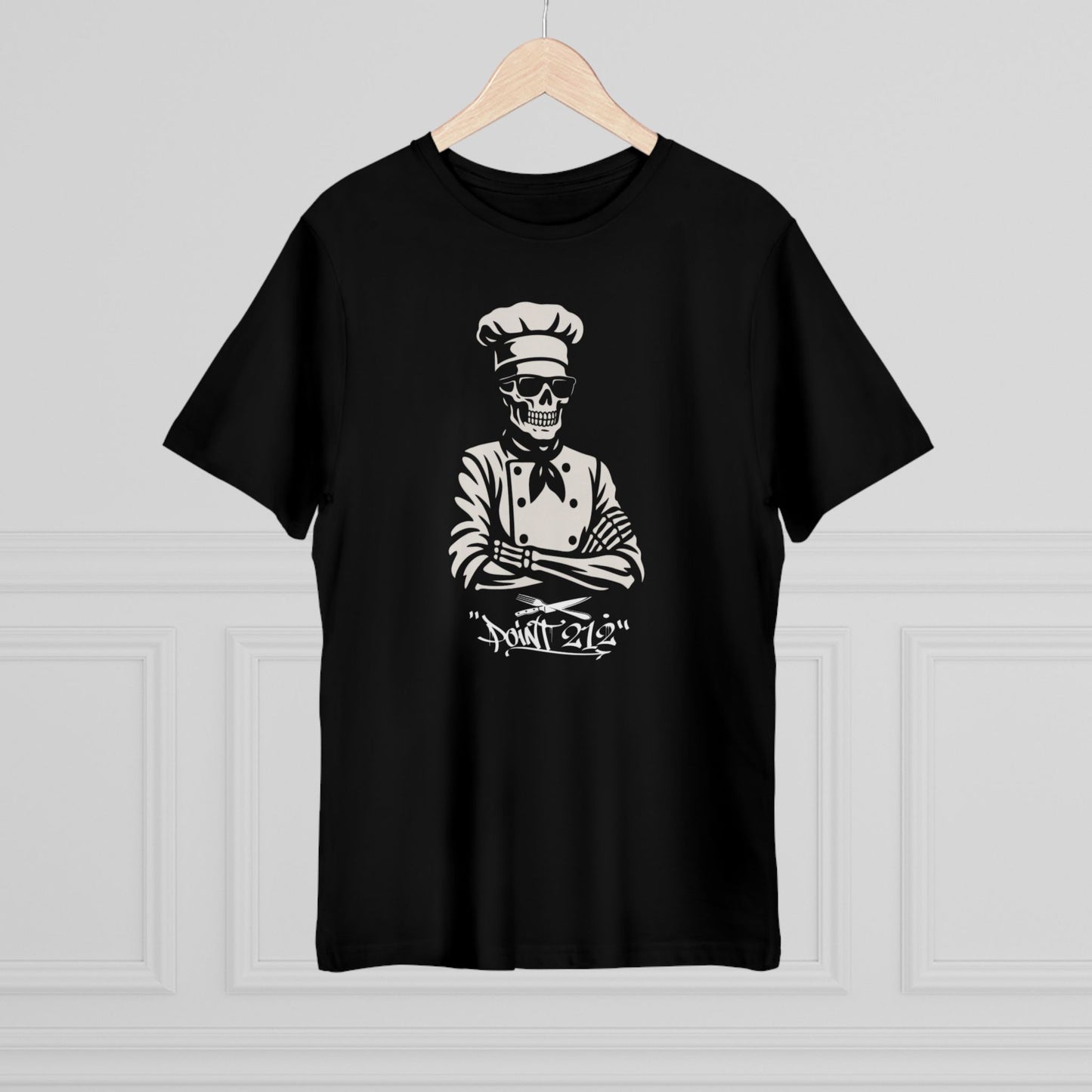 Skeleton Chef T-Shirt — Culinary Skull Cook Tee