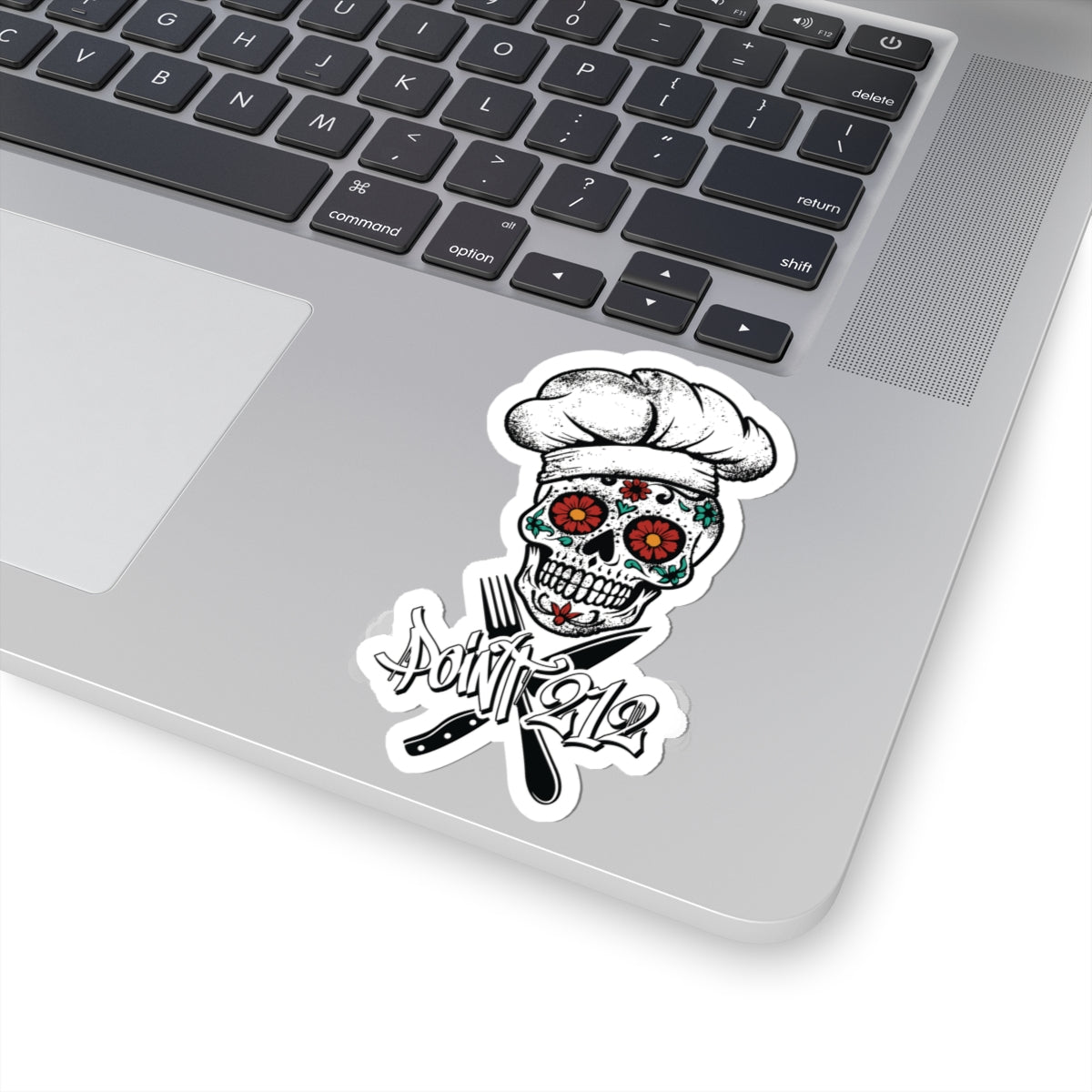 Day of the Dead Skeleton Chef Sticker — Dia de los Muertos Chef Sticker