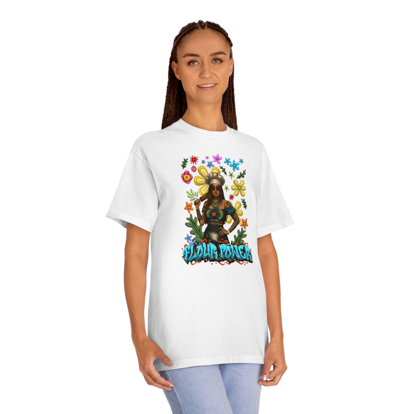 Flour Power T-Shirt - Hippie Vintage Bakery Tee