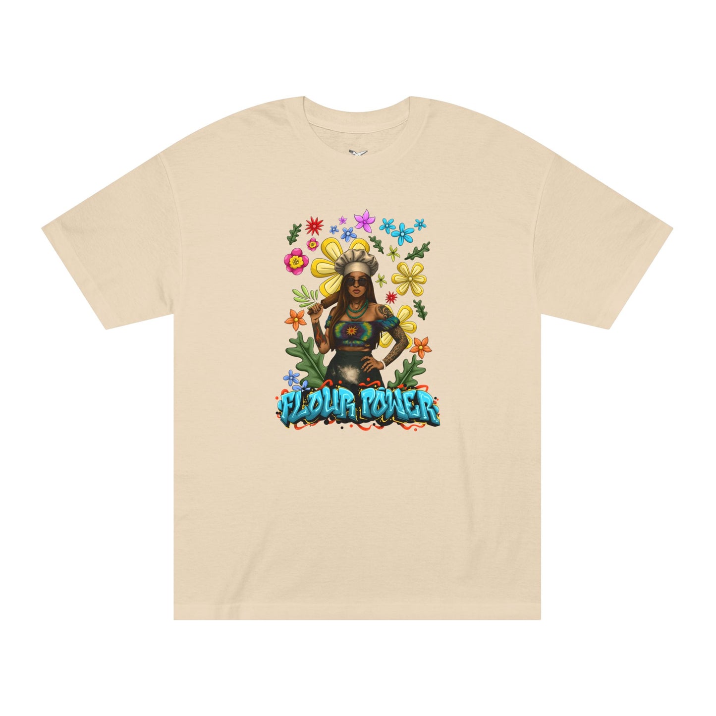 Flour Power T-Shirt - Hippie Vintage Bakery Tee