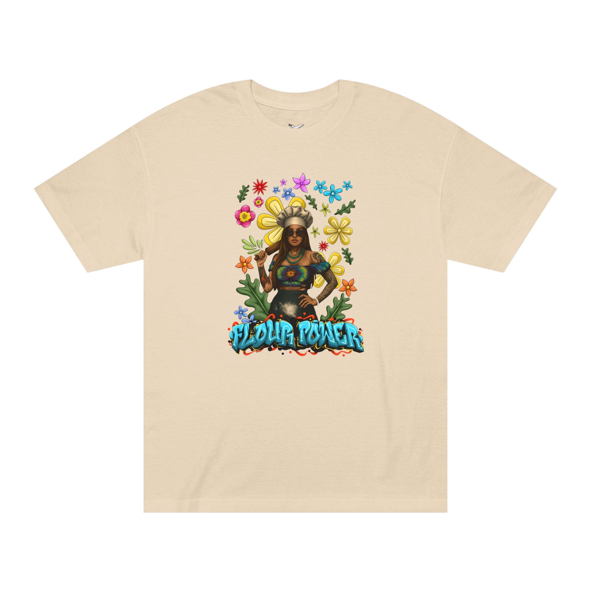 Flour Power T-Shirt - Hippie Vintage Bakery Tee