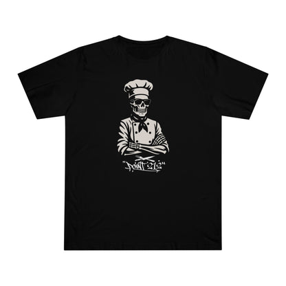 Skeleton Chef T-Shirt — Culinary Skull Cook Tee