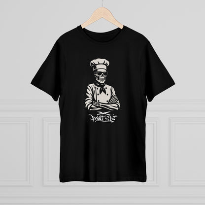 Skeleton Chef T-Shirt — Culinary Skull Cook Tee