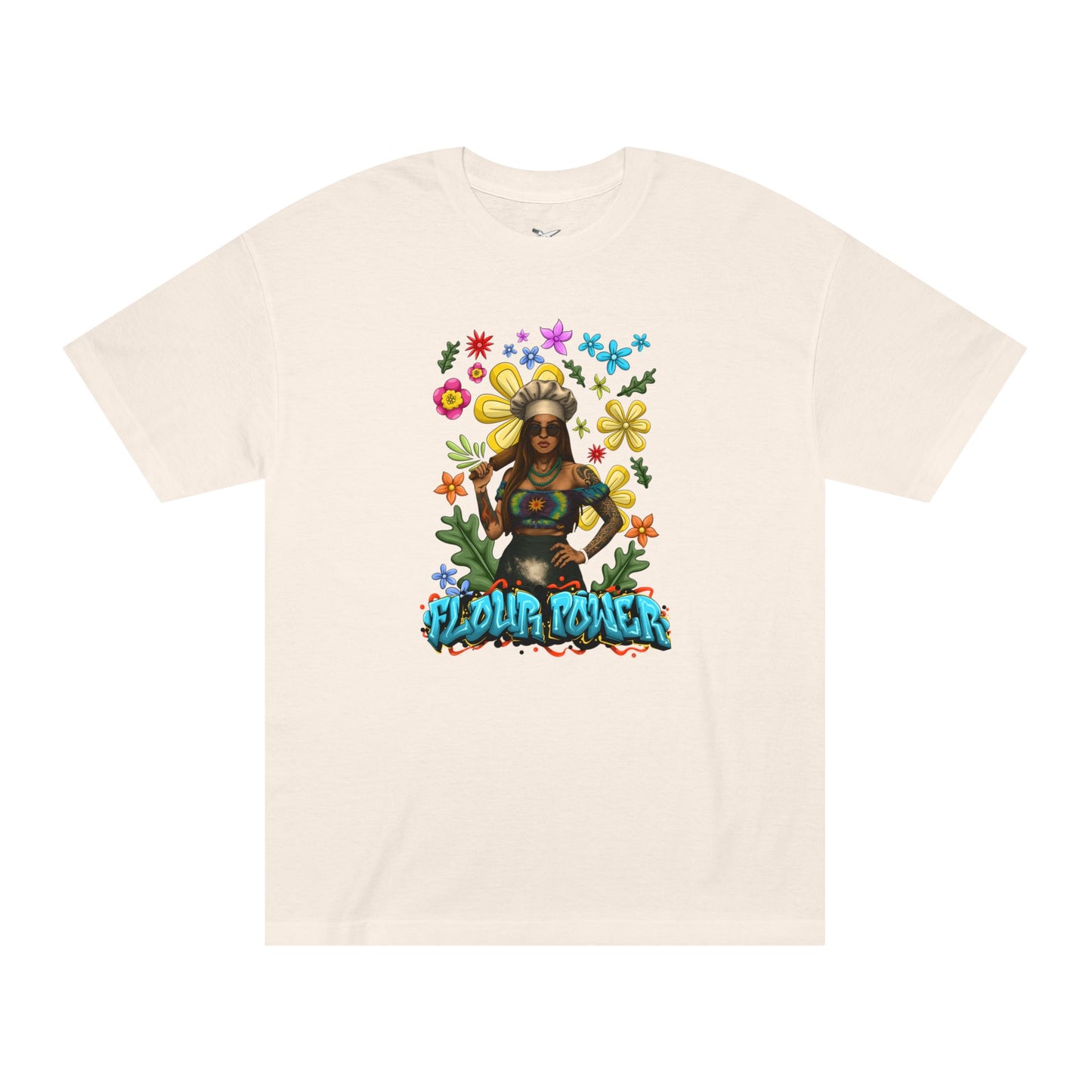 Flour Power T-Shirt - Hippie Vintage Bakery Tee